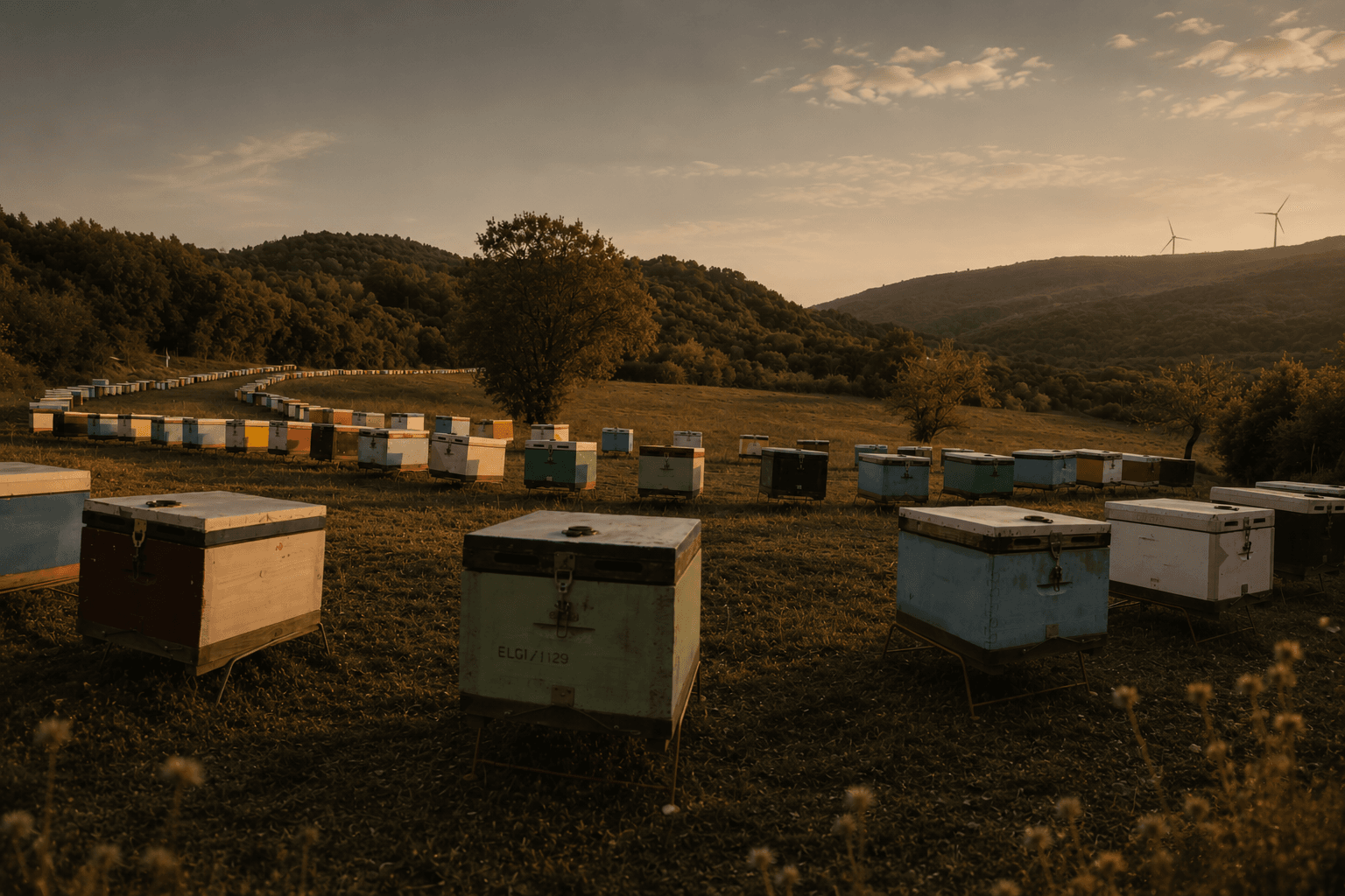Μελίσσια στην ορεινή Ναυπακτία